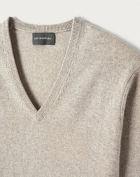 RECO130Pull V Classique - Latte