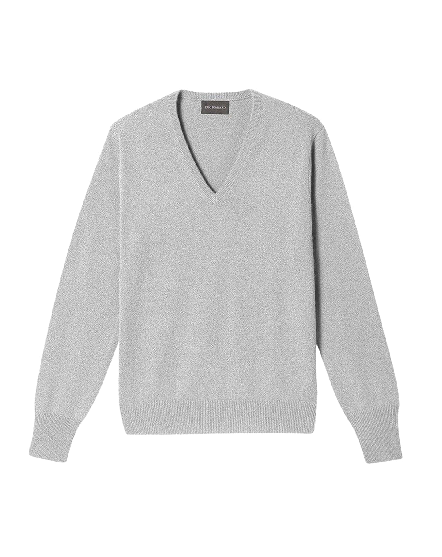 V-neck cashmere jumper - Givre