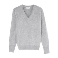 RECO130Pull V Classique - Givre