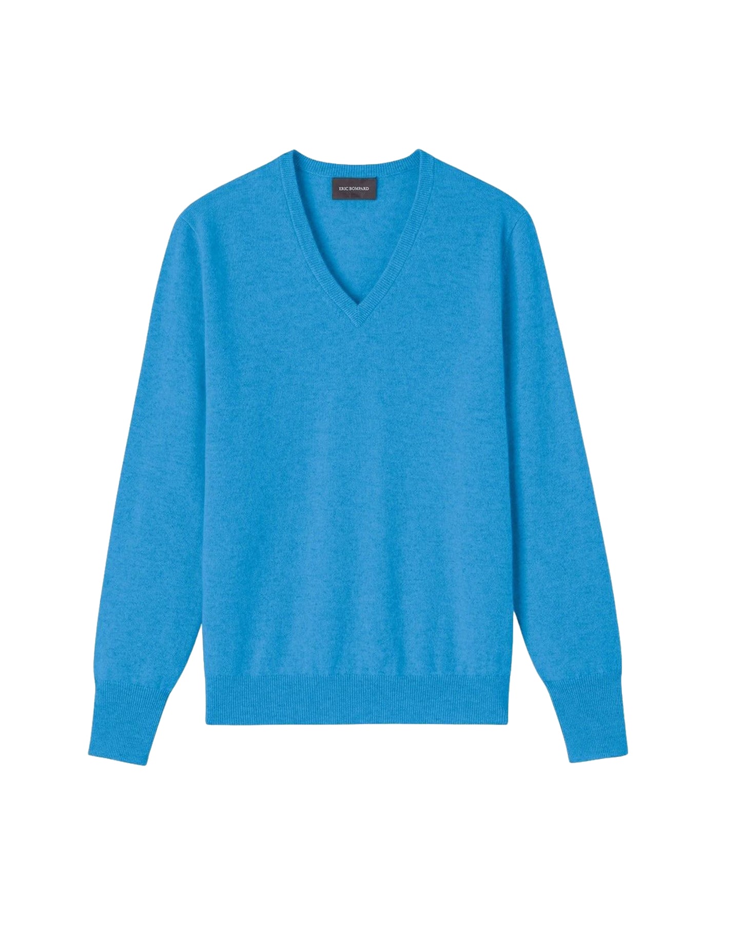 V-neck cashmere jumper - Cirque Blue