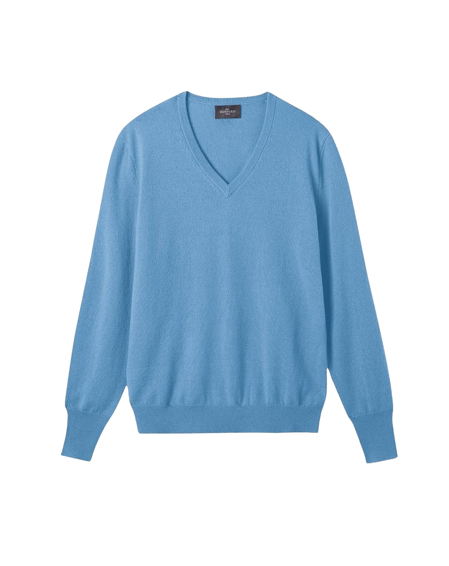 V-neck cashmere jumper - Glaz Blue