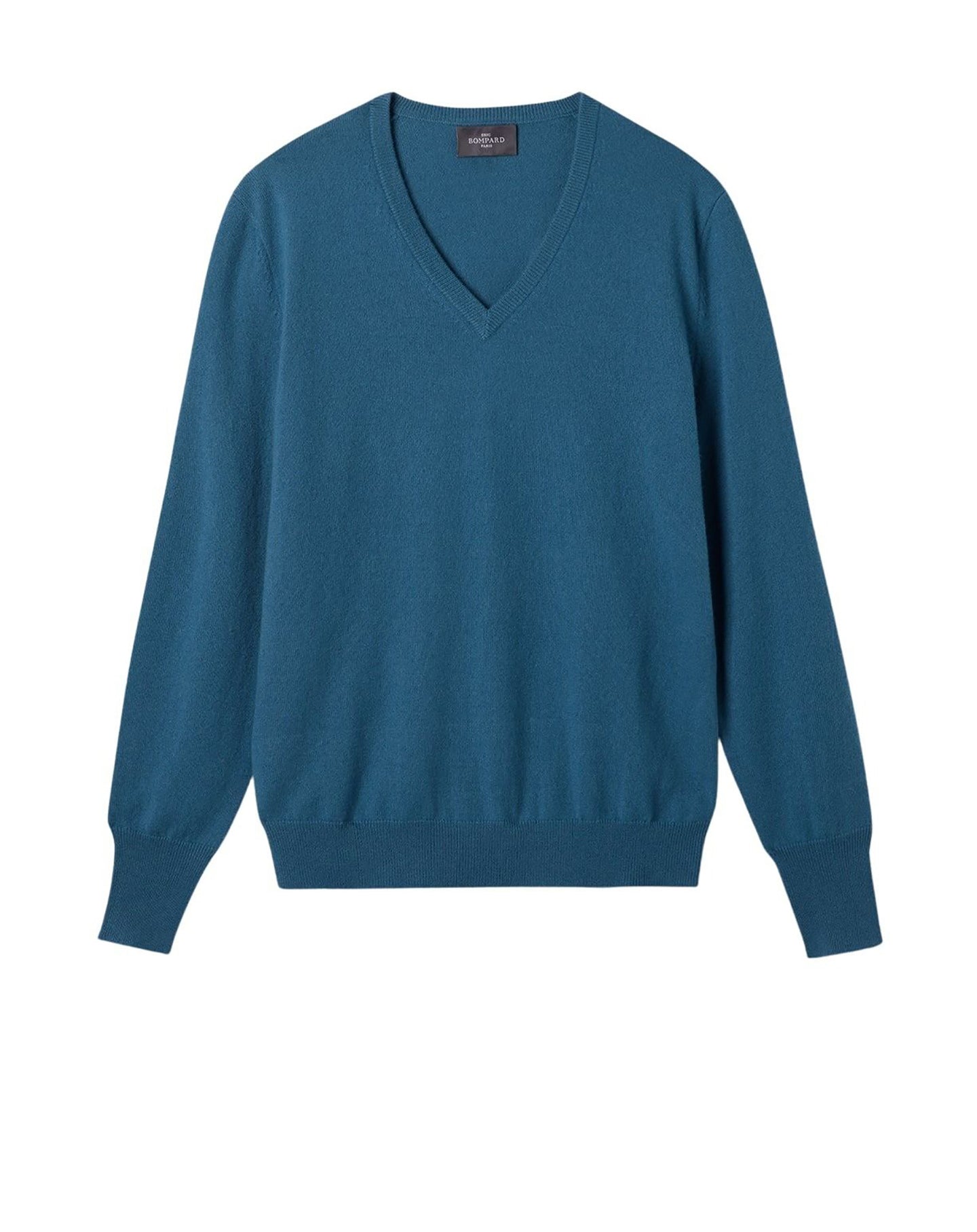 RECO130Pull Col V Classique - Bleu Uniforme