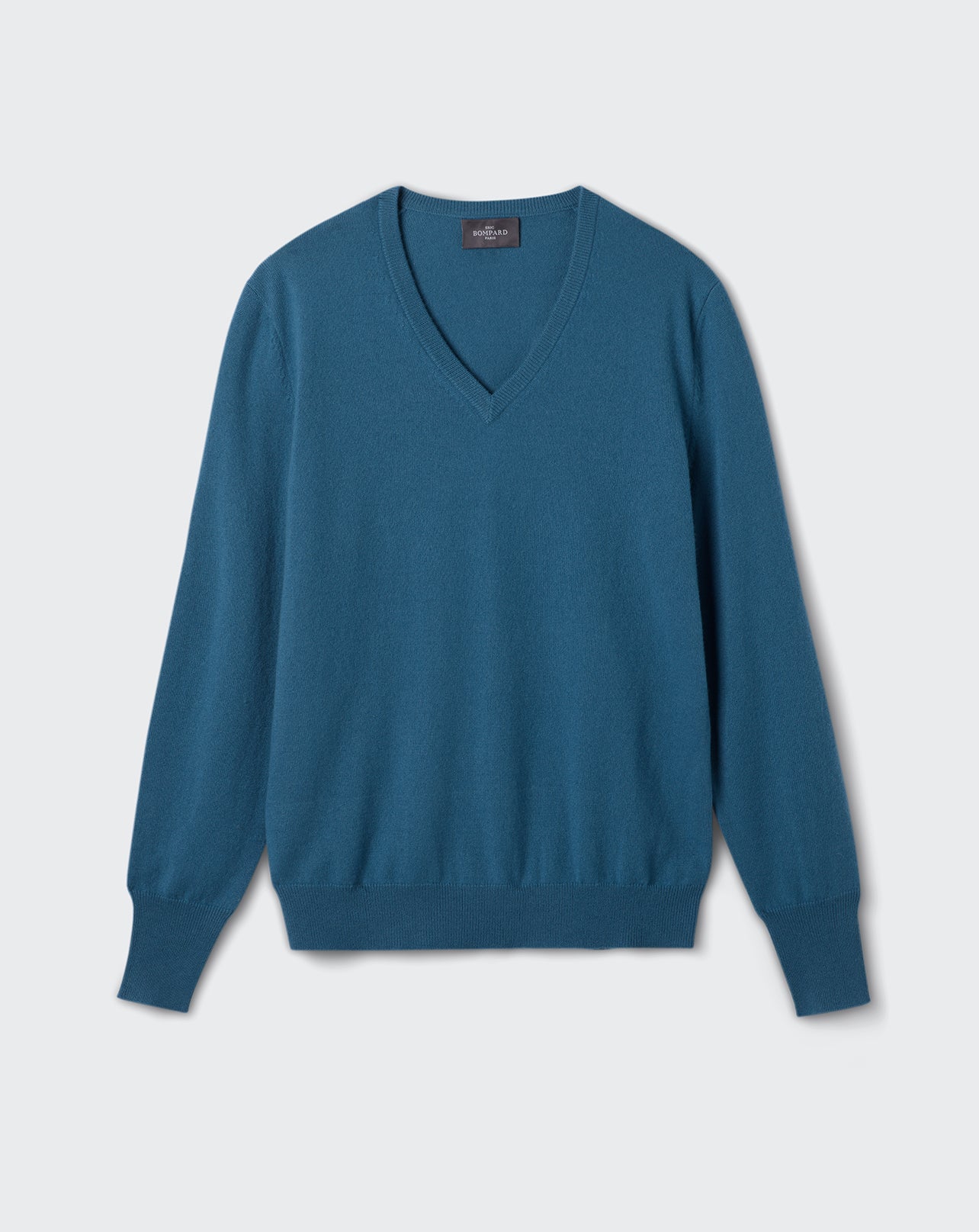 RECO130Pull Col V Classique - Bleu Uniforme