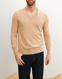 RECO130Pull Col V Classique - Pampas