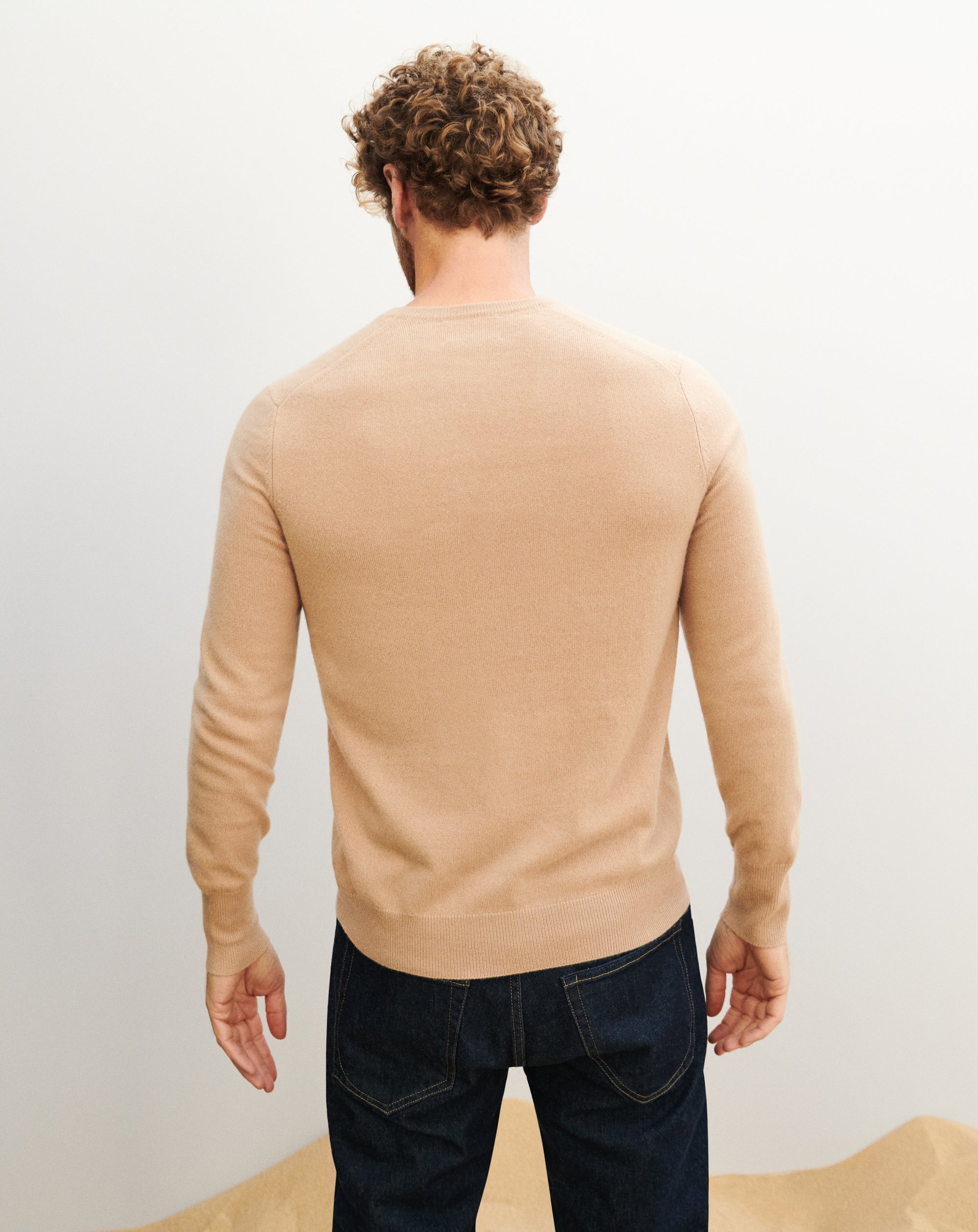 RECO130Pull Col V Classique - Pampas