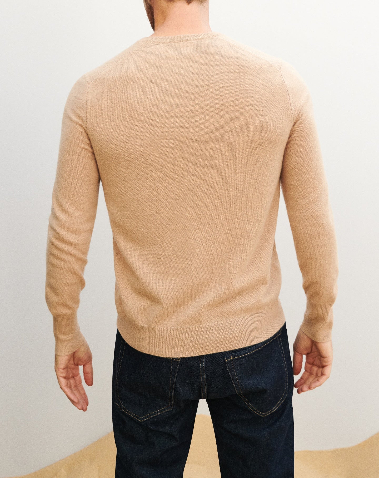 RECO130Pull Col V Classique - Pampas