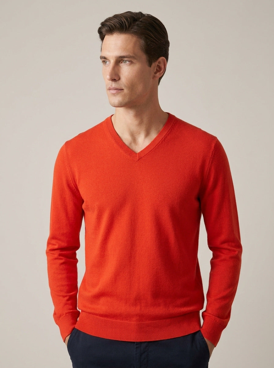 RECO190Pull Col V Classique - Solaro