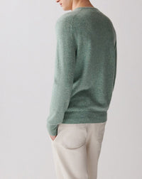RECO130Pull Col V Classique - Feuille