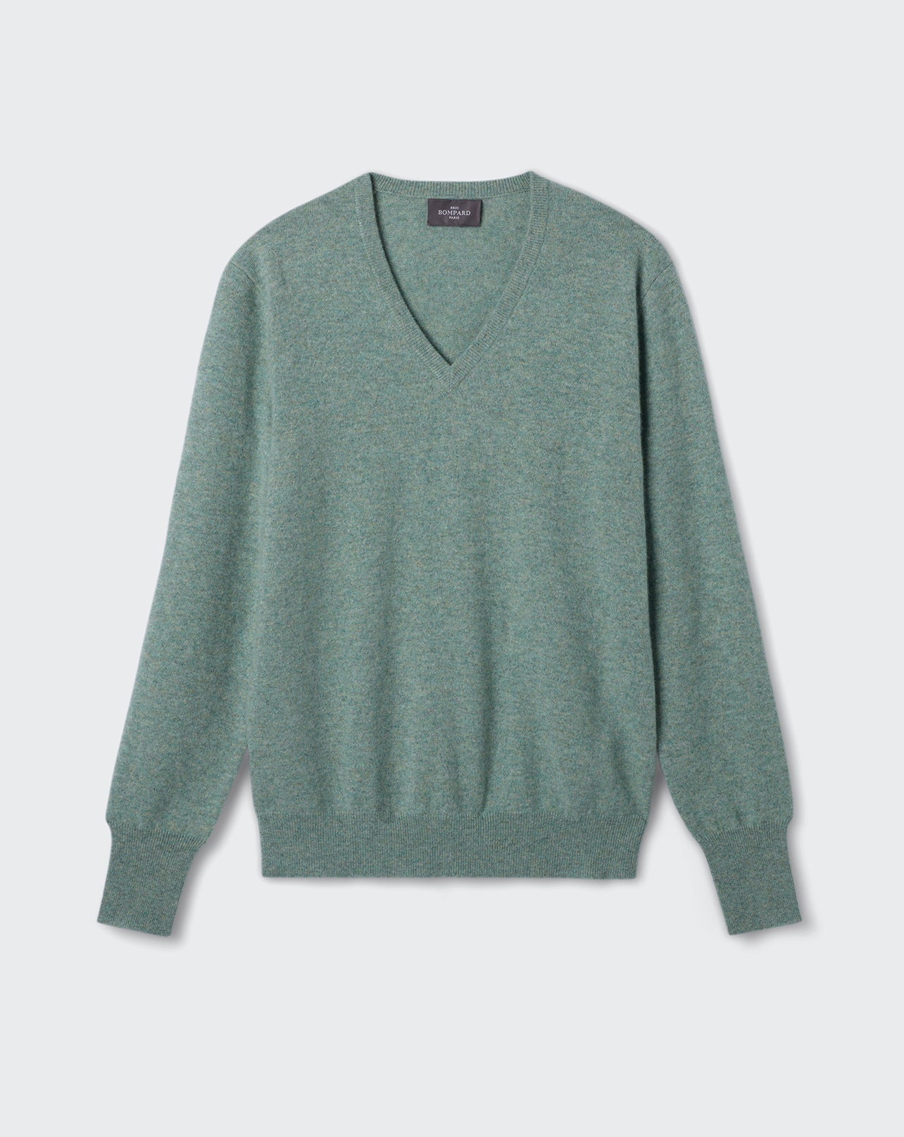 RECO130Pull Col V Classique - Feuille