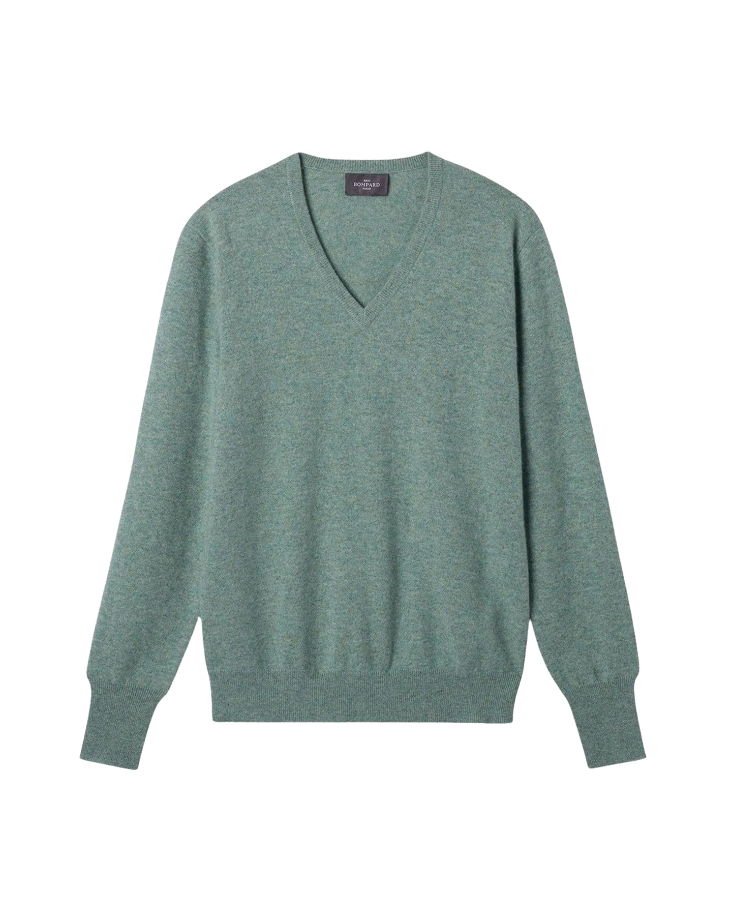 V-neck cashmere jumper - Leaf