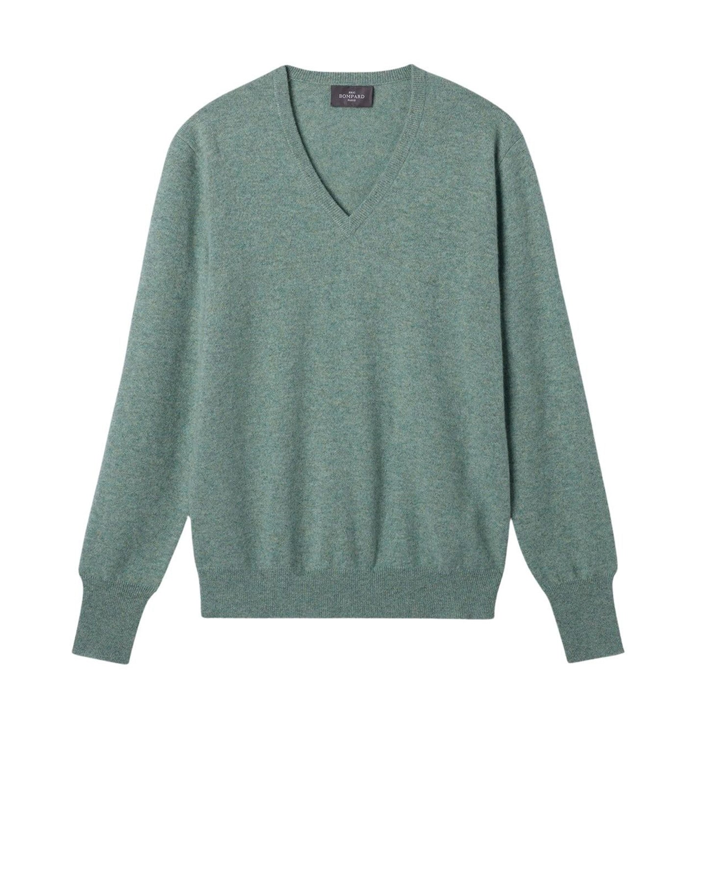 RECO130Pull Col V Classique - Feuille