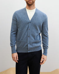 Cashmere waistcoat - Apatite Blue