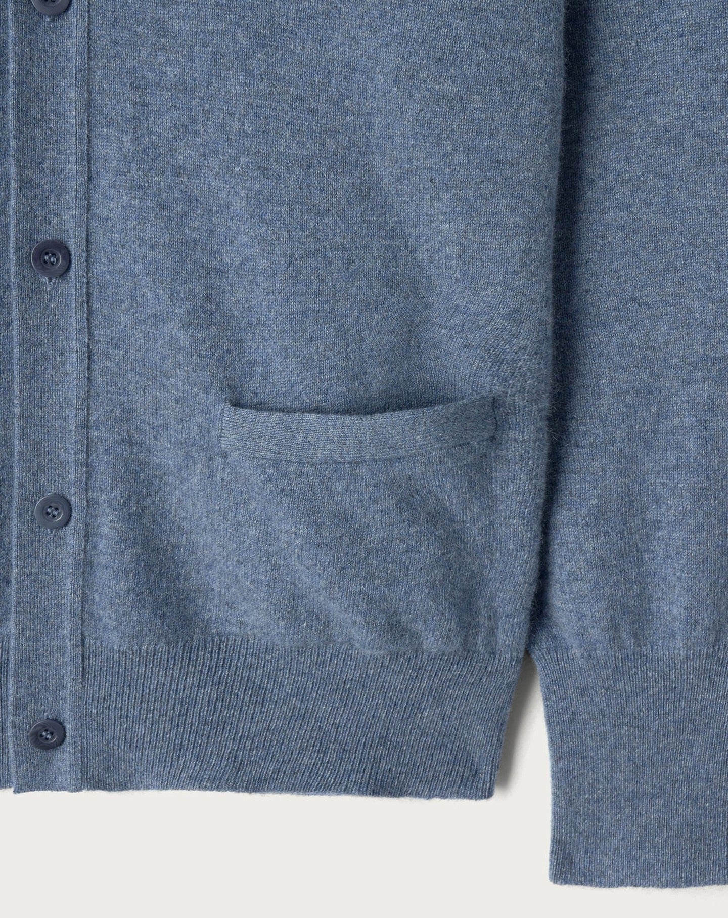 Cashmere waistcoat - Apatite Blue
