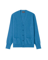Cashmere waistcoat - Scottish Blue
