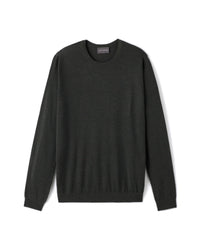 RECO90Pull col rond ultrafin - Vert