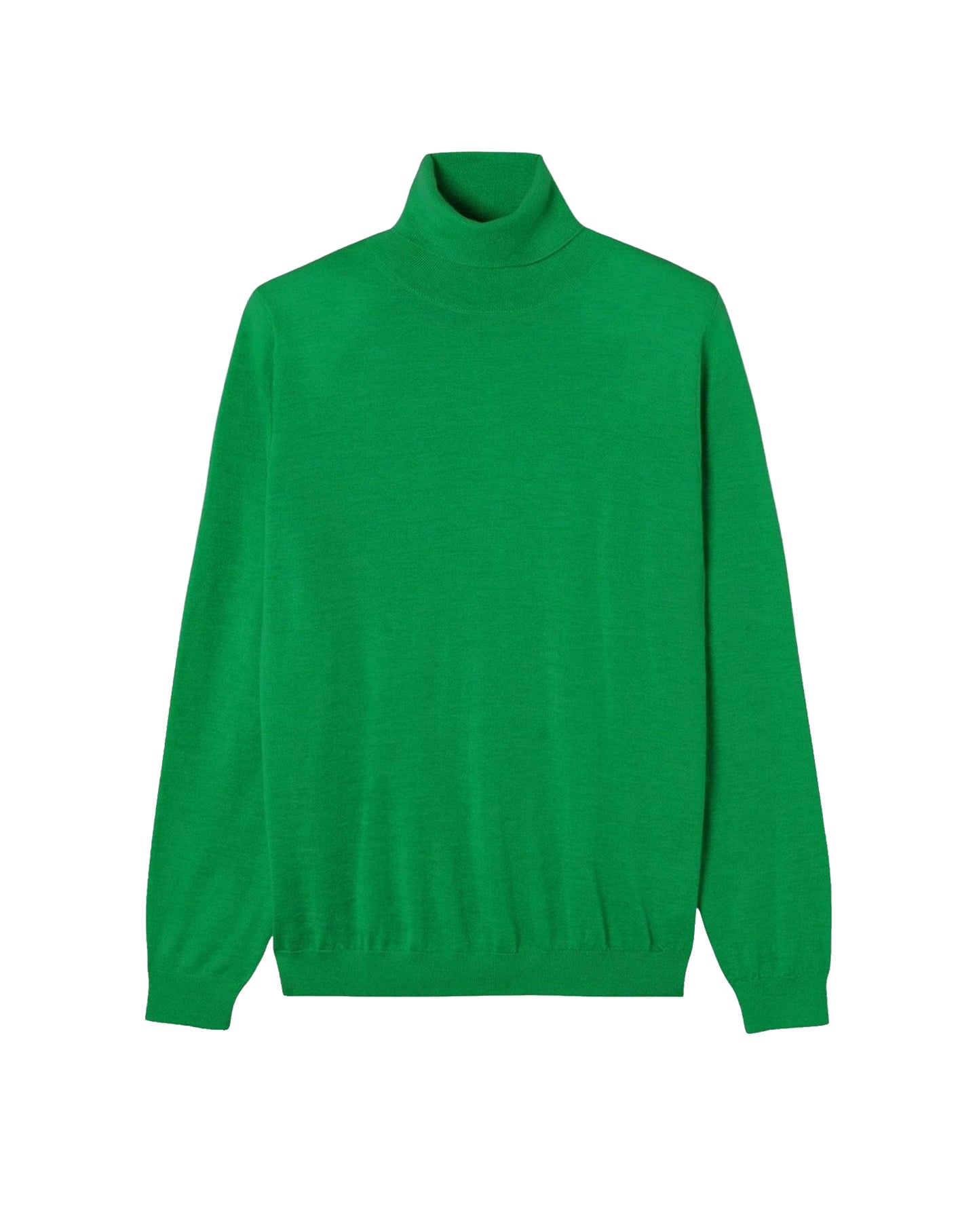 Ultra-fine cashmere roll-neck jumper - Carouby Green