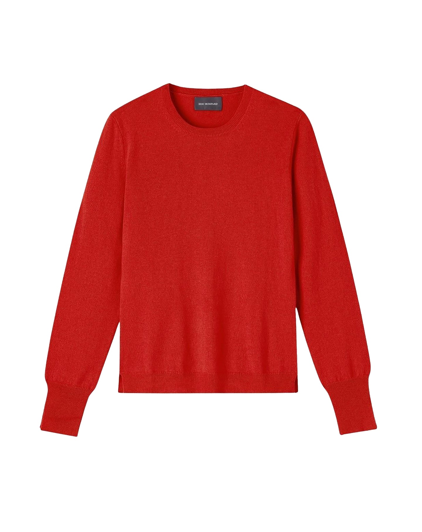 Pull col rond cintré à fentes en cachemire -  Rouge College