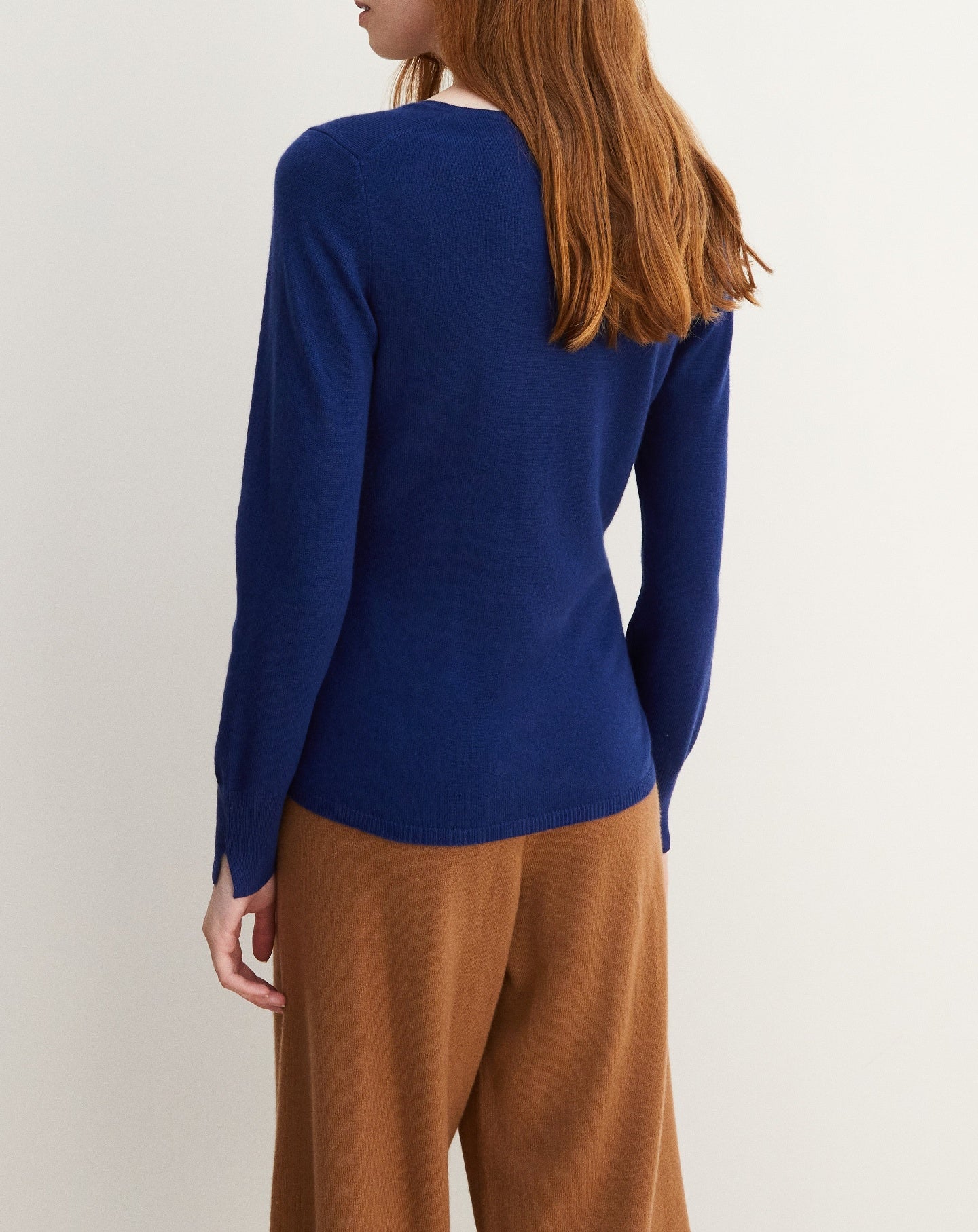 RECO75Ras De Cou Décolleté Danseuse Fentes Poignets - Royal