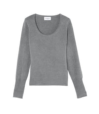 RECO75Ras De Cou Décolleté Danseuse Fentes Poignets - Givre