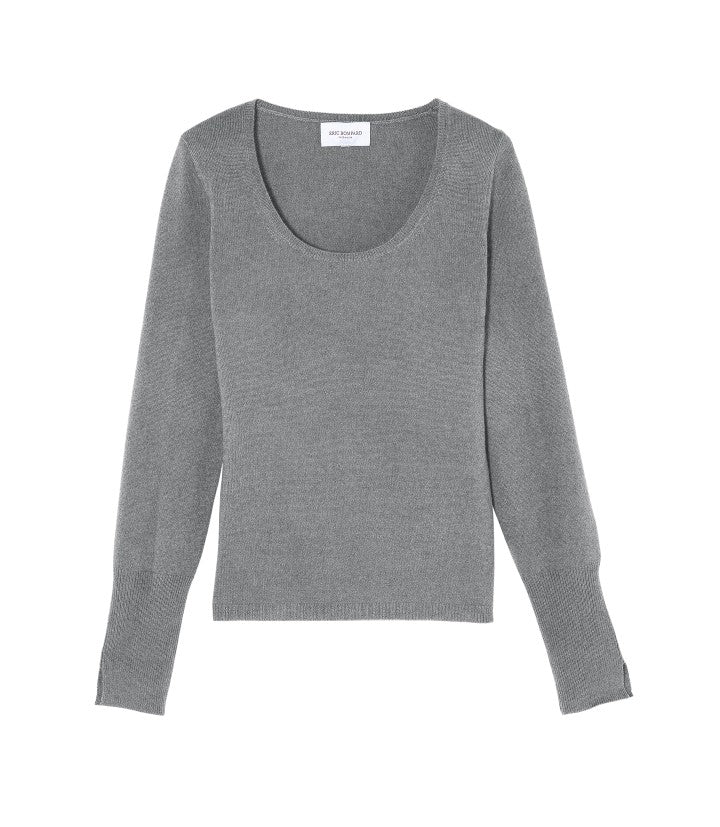 RECO75Ras De Cou Décolleté Danseuse Fentes Poignets - Givre
