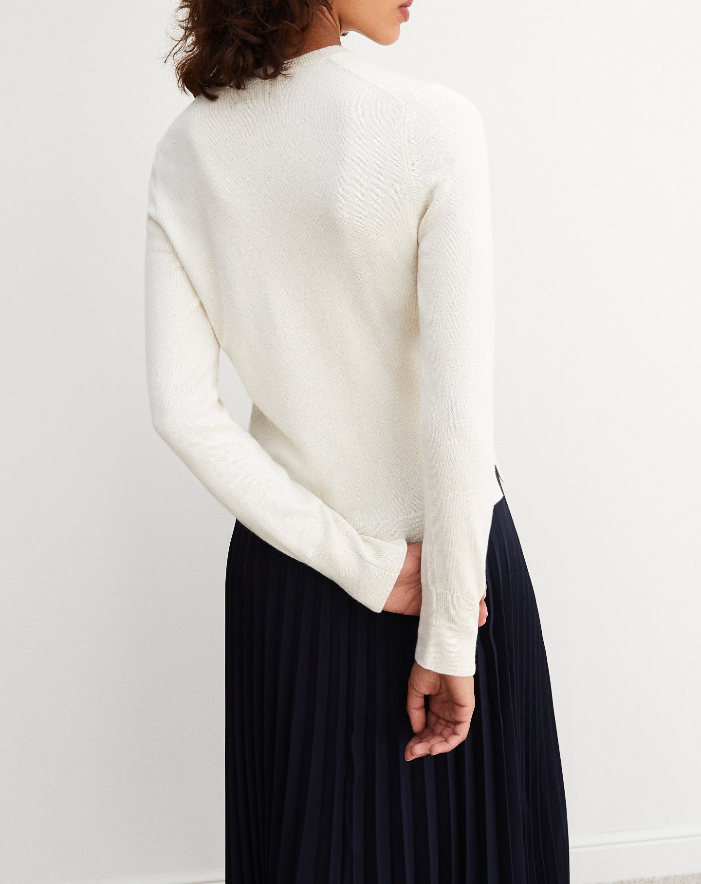 RECO75Pull V Cintré - Naturel