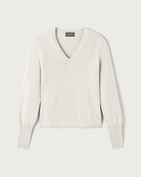 RECO75Pull V Cintré - Naturel