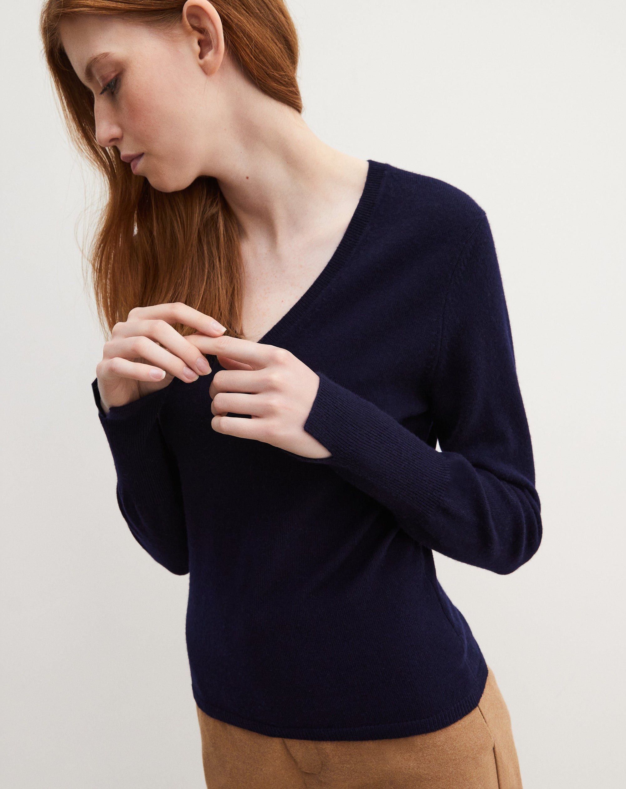 RECO75Pull V Cintré - Marine
