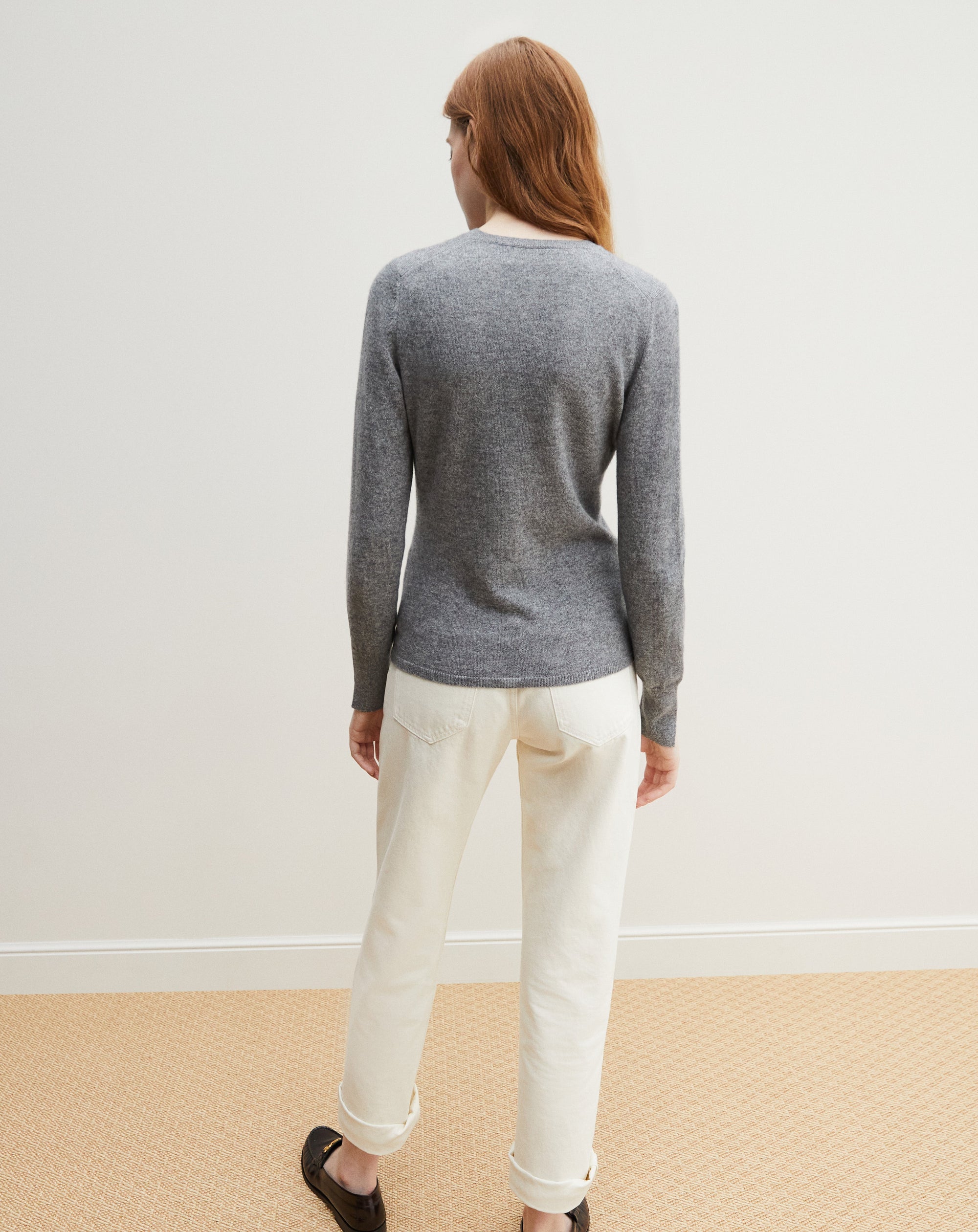 RECO75Pull V Cintré - Flanelle