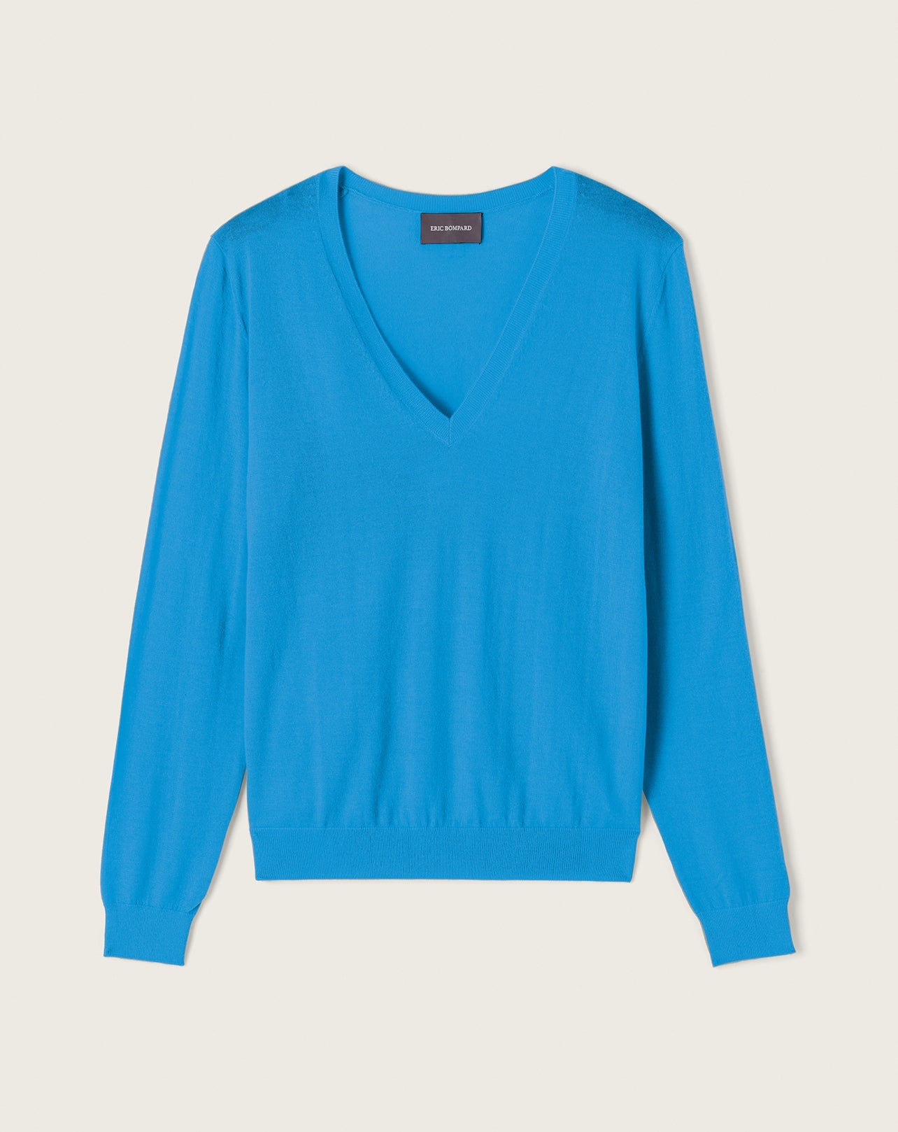 RECO110Pull Col V Ultrafin - Bleu Caldero