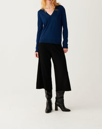 RECO110Pull Col V Ultrafin - Bleu Phare