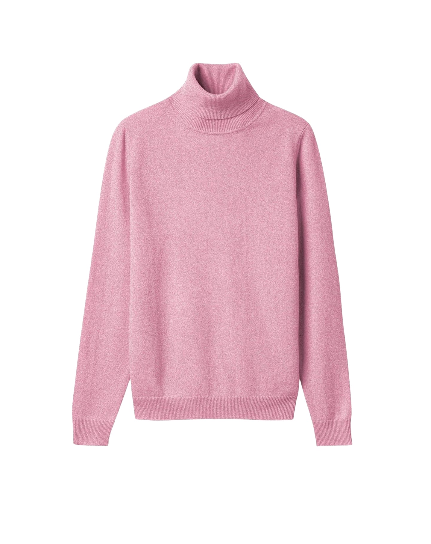 Classic cashmere roll-neck jumper - Rose Loukoum