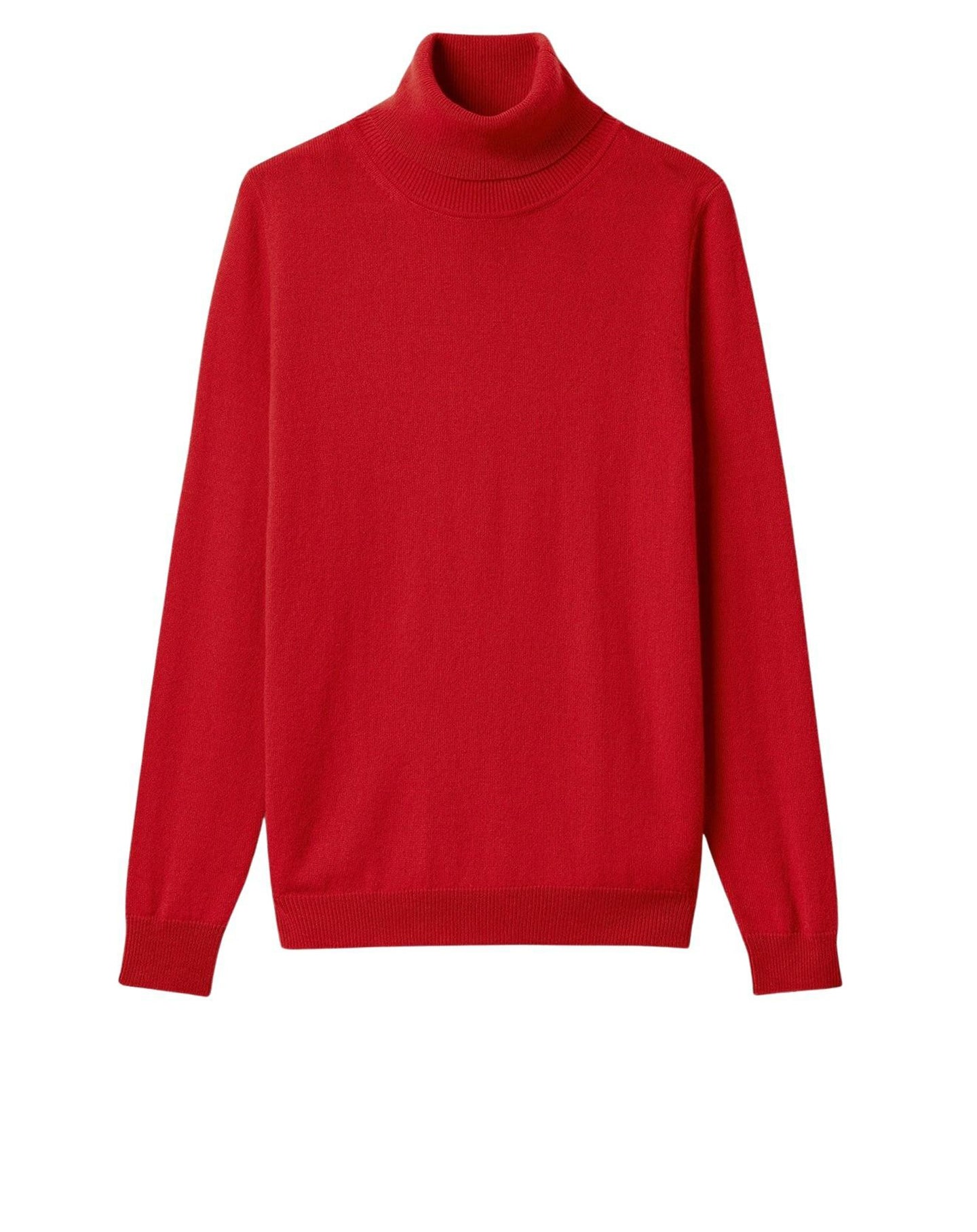 RECO115Pull Col Roulé Classique - Garnet