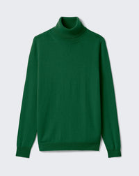 RECO115Pull Col Roulé Classique - Vert Amazonie