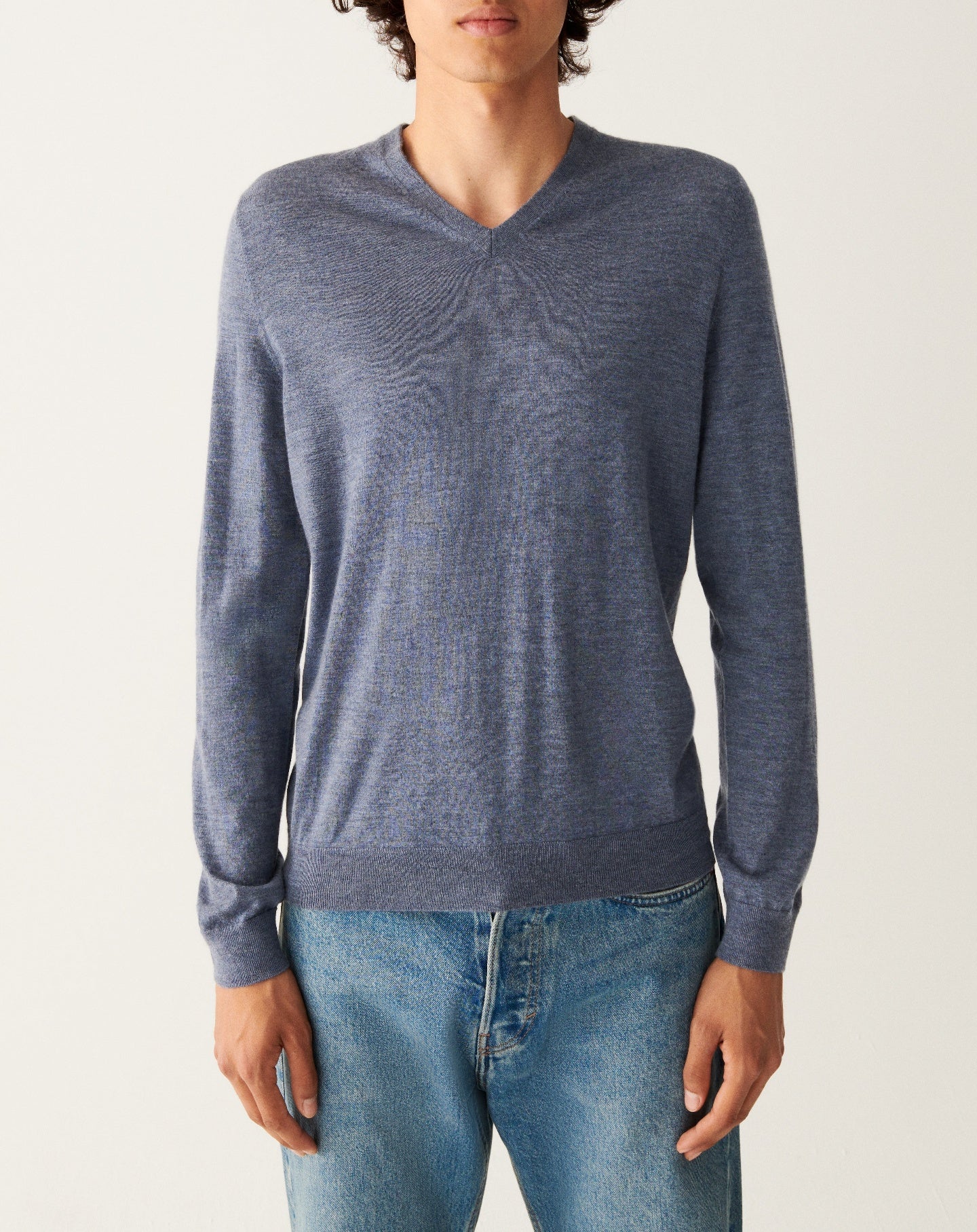 RECO130Pull Col V Ultrafin - Bleu Apatite