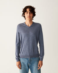 RECO130Pull Col V Ultrafin - Bleu Apatite