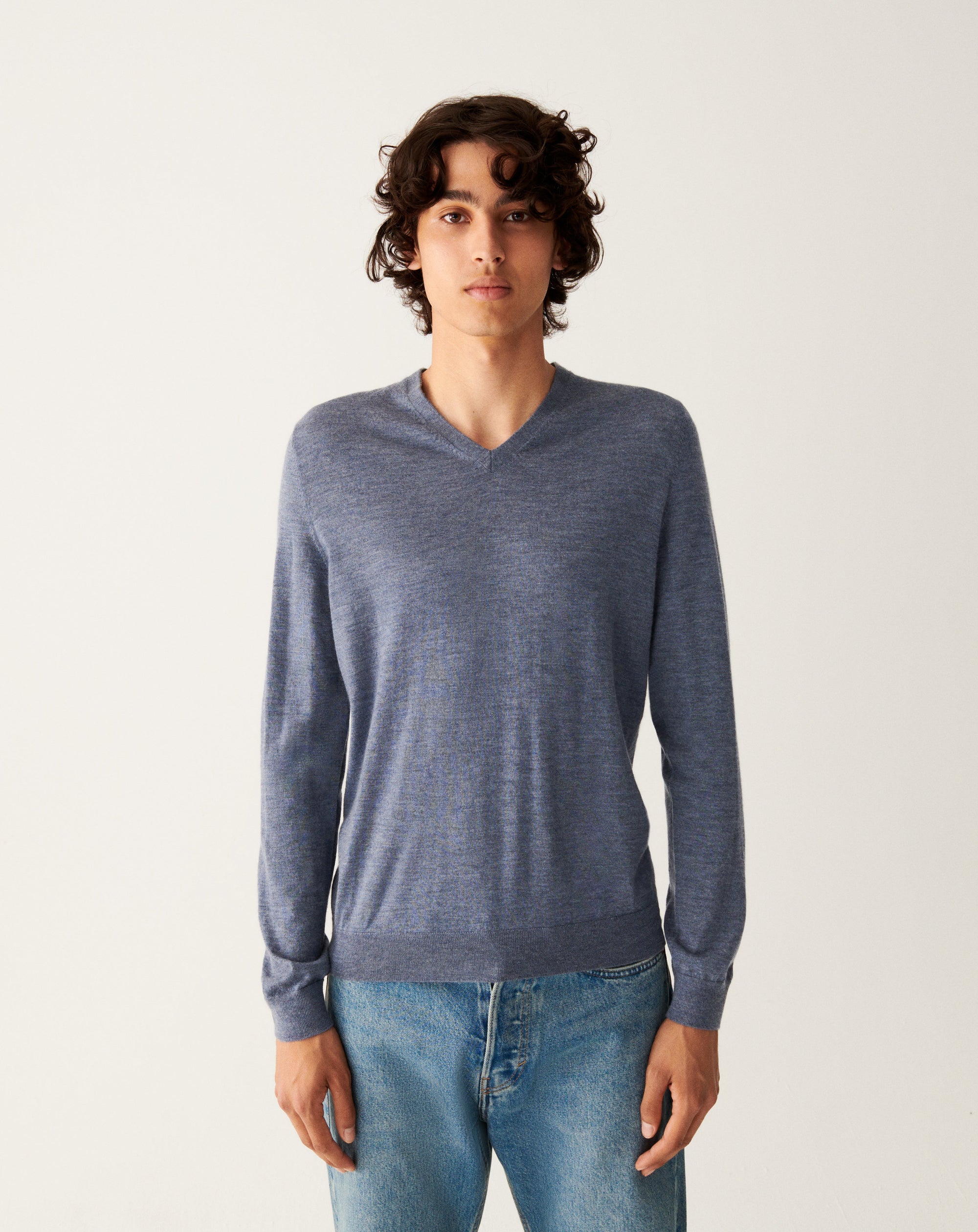 RECO130Pull Col V Ultrafin - Bleu Apatite