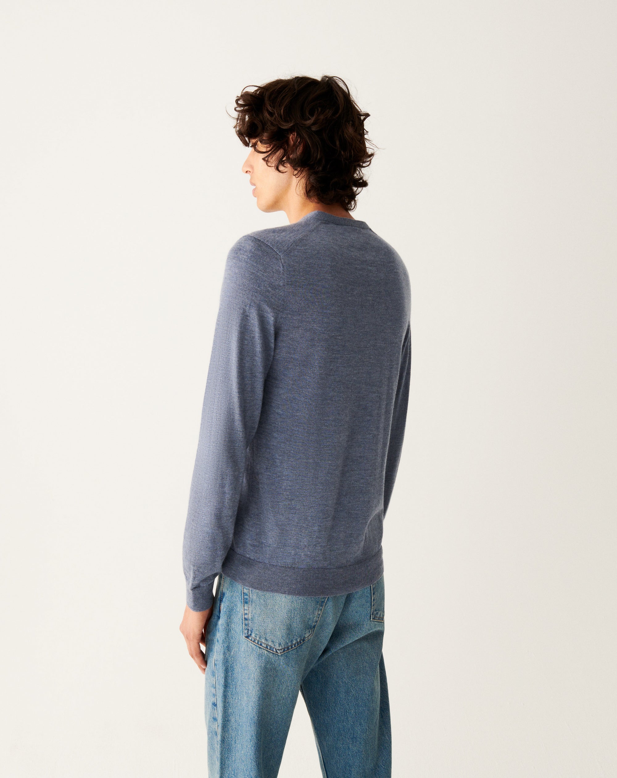 RECO130Pull Col V Ultrafin - Bleu Apatite