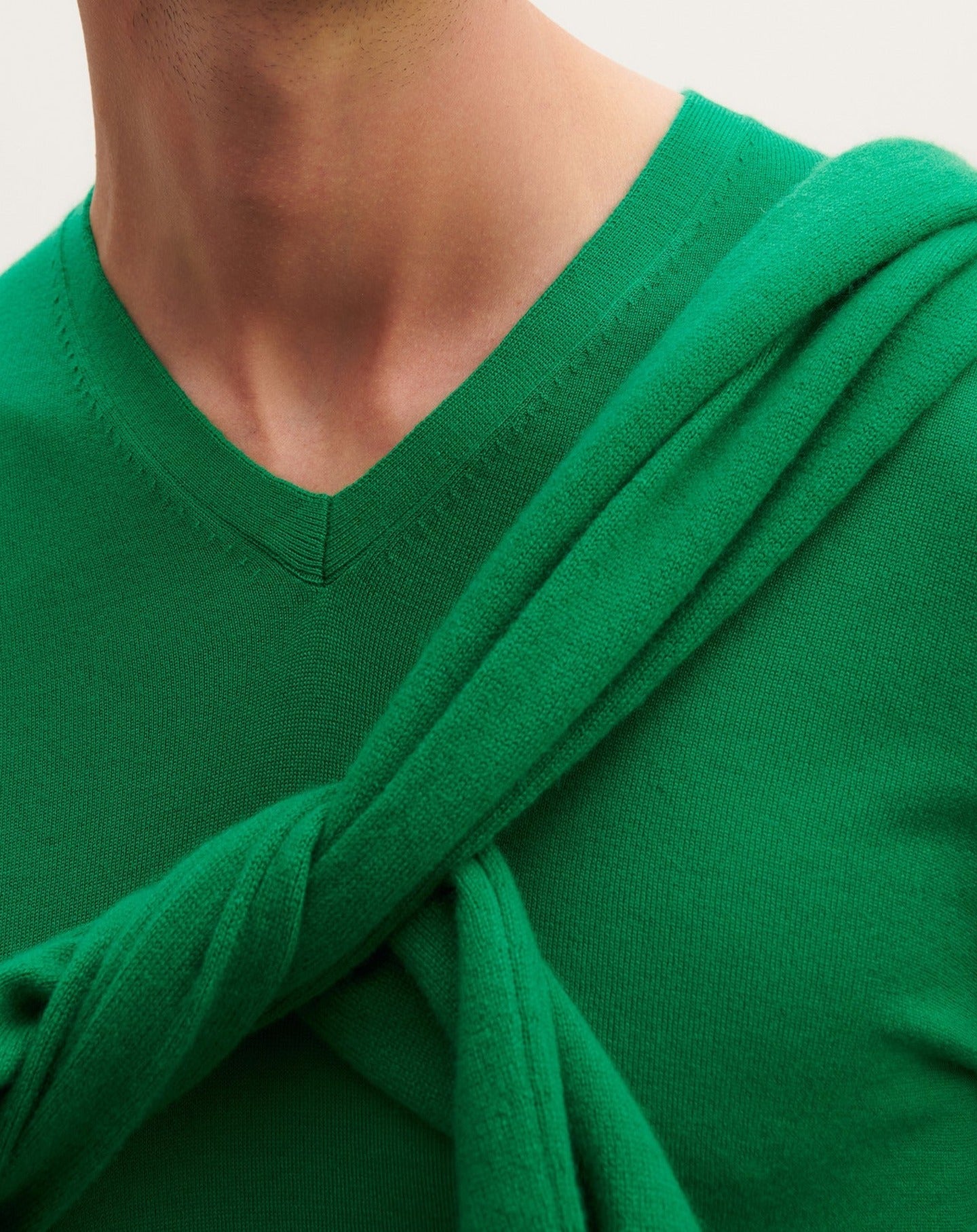 RECO190Pull Col V Ultrafin - Vert Carouby