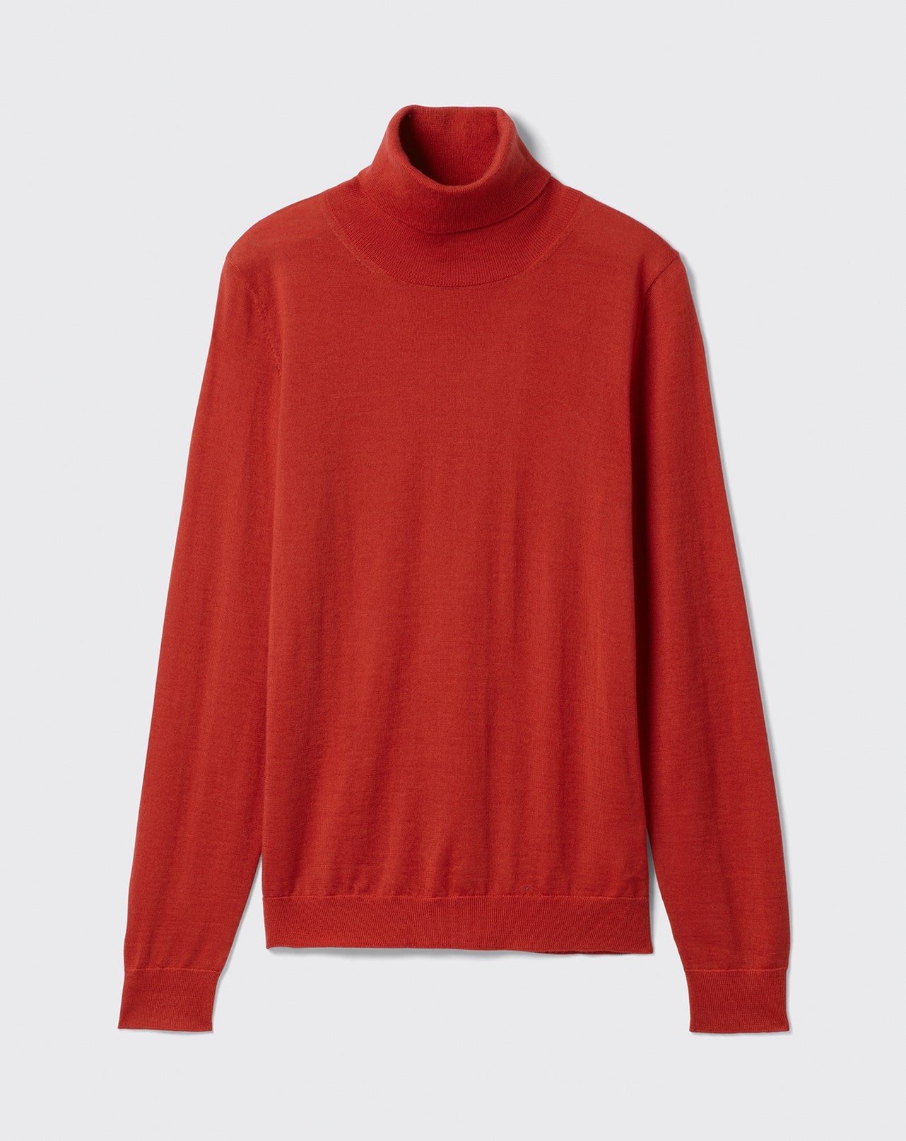 RECO115Pull Col Roulé Ultrafin - Cinabre