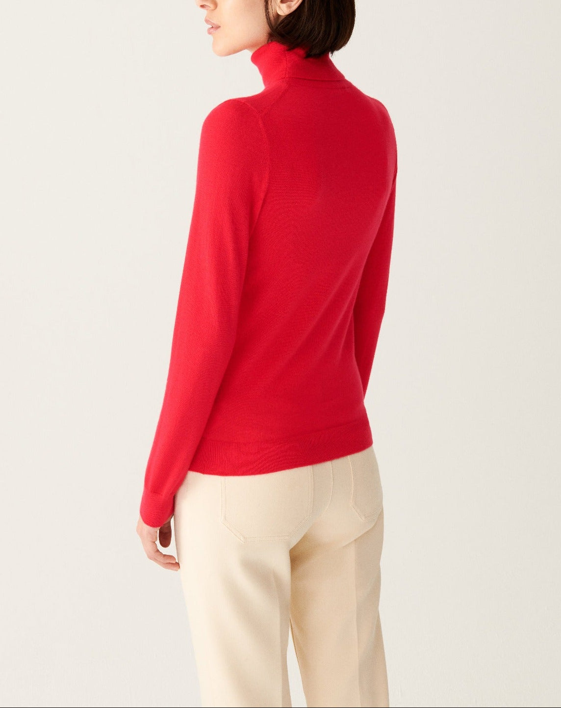 RECO115Pull Col Roulé Ultrafin - Candy Pop