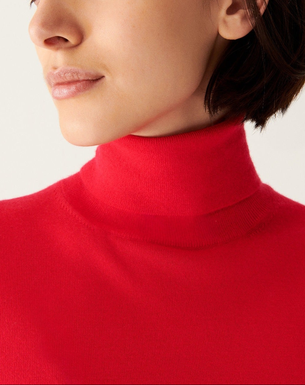 RECO115Pull Col Roulé Ultrafin - Candy Pop