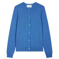 RECO115Cardigan Classique - Bleu Ecosse