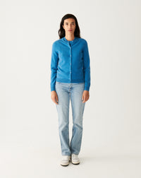 RECO115Cardigan Classique - Bleu Ecosse