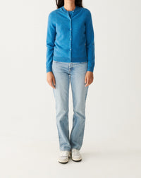 RECO115Cardigan Classique - Bleu Ecosse