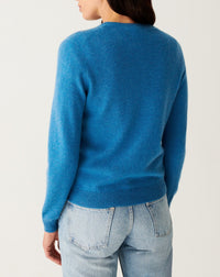 RECO115Cardigan Classique - Bleu Ecosse