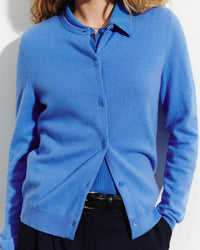 RECO115Cardigan Classique - Bleu Kinetic