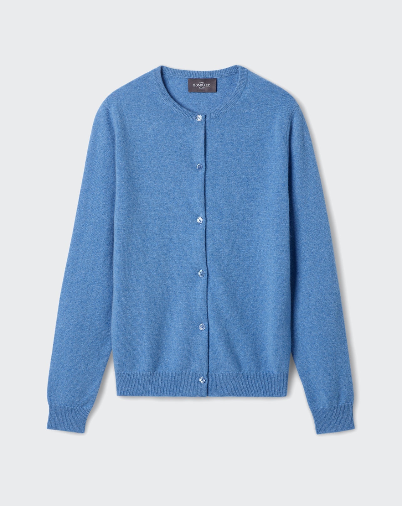 RECO115Cardigan Classique - Bleu Kinetic Chine