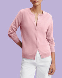 Gilet en cachemire -  Rose Loukoum