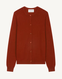 RECO115Cardigan Classique - Rouge Brique