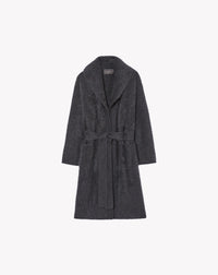 RECO475Manteau Cachemire Brossé - Noir